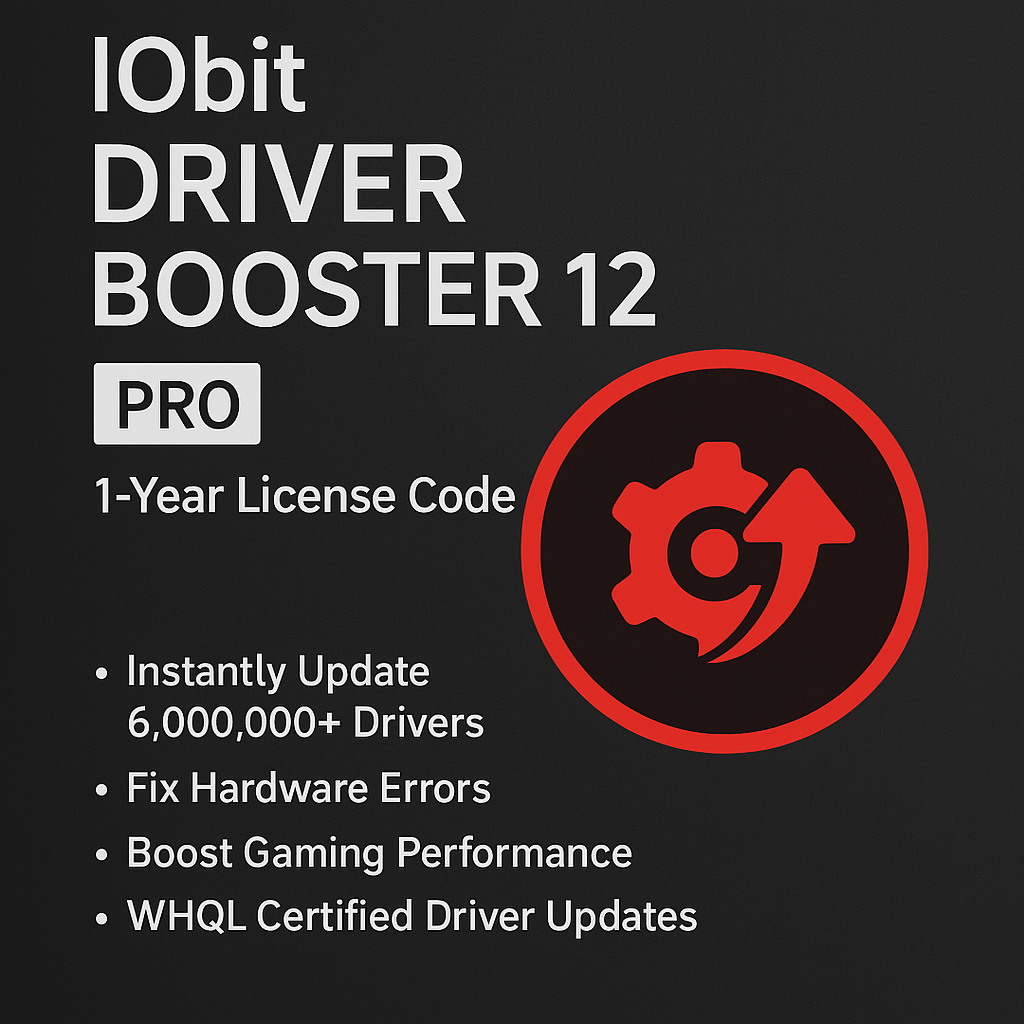 IObit Driver Booster 12 PRO 1-Year License Code – Ultimate Driver Updater for Enhanced PC & Gaming Performance